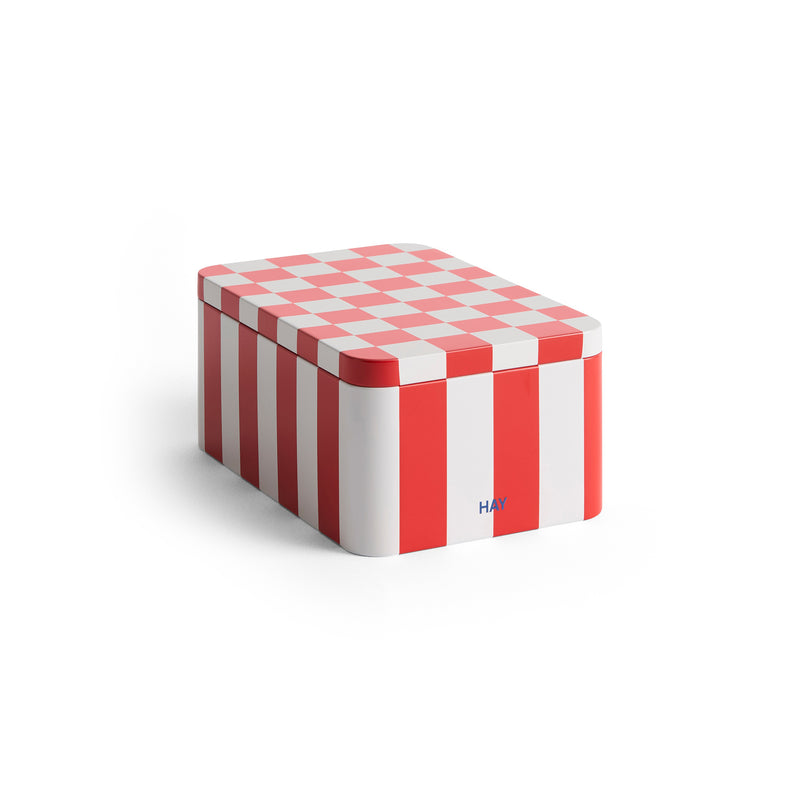HAY - Tin Container | S / red/off-white