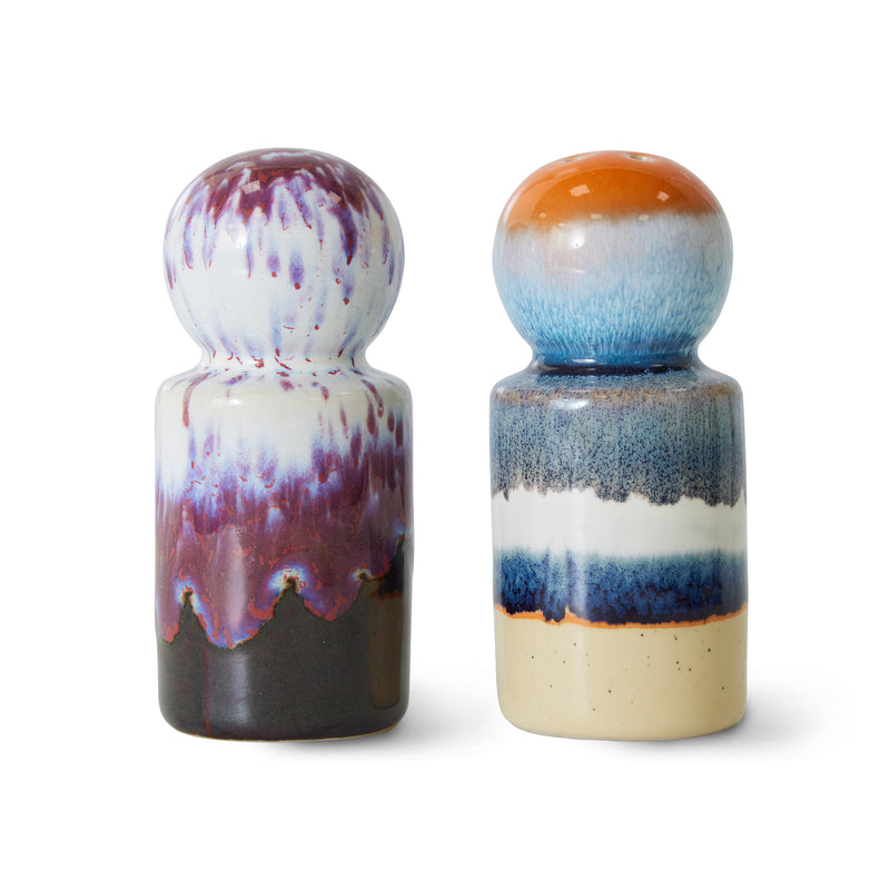 HKliving - 70's Salz- und Pfefferstreuer | stargaze