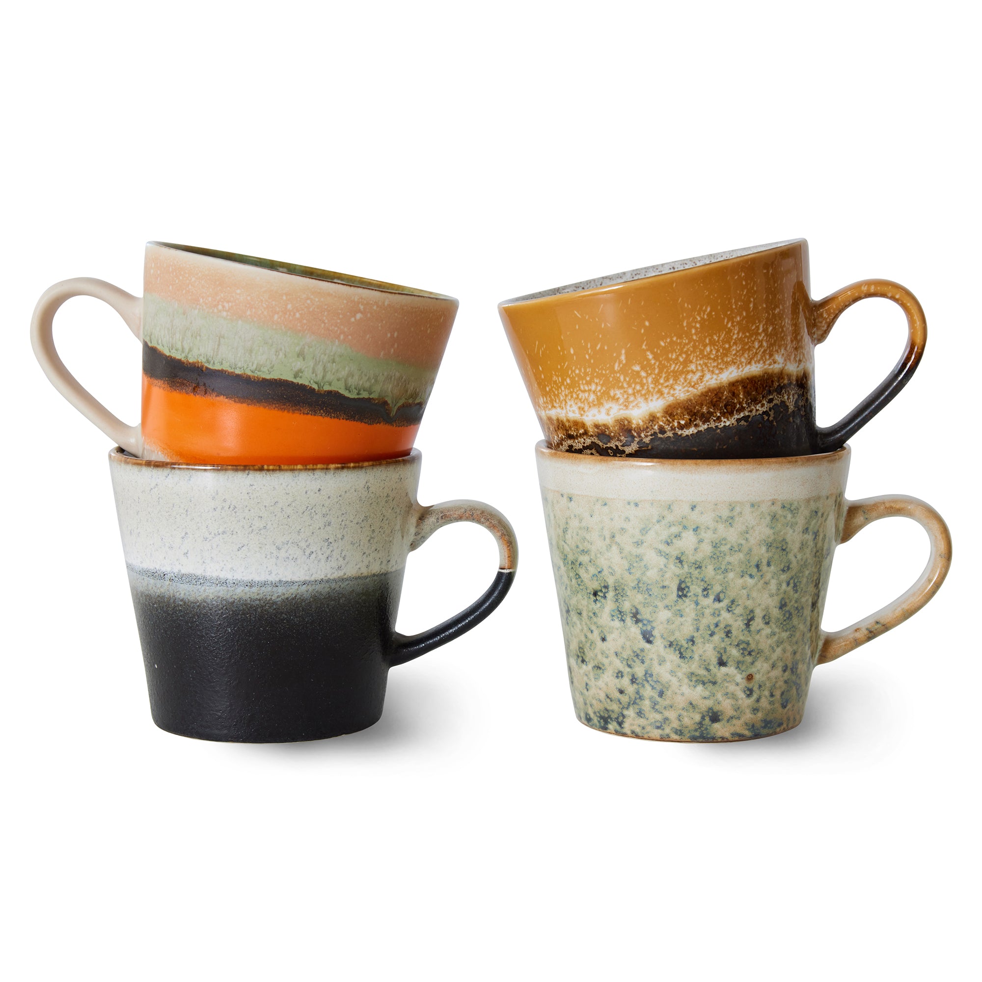 HKliving - 70's Cappuccino Tassen | verve