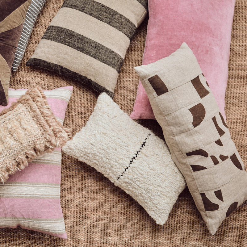 HKliving - Natural Patched Kissen
