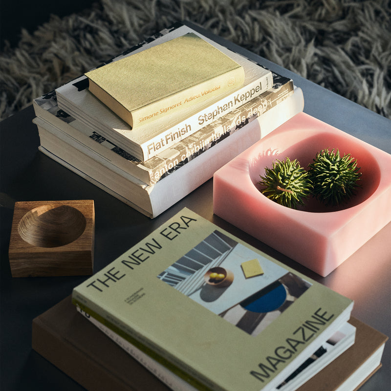 HKliving - Teak cube Schale