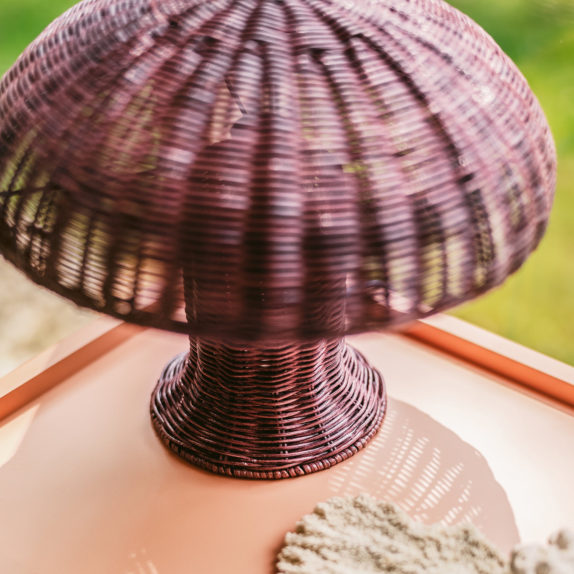 HKliving - Rattan Tischleuchte