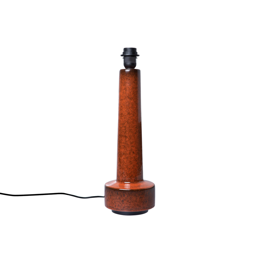 HKLiving - Retro Tischleuchtenfuß | H 48 cm / lava red