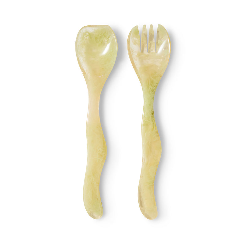 HKliving - Salat Besteck-Set | mist green