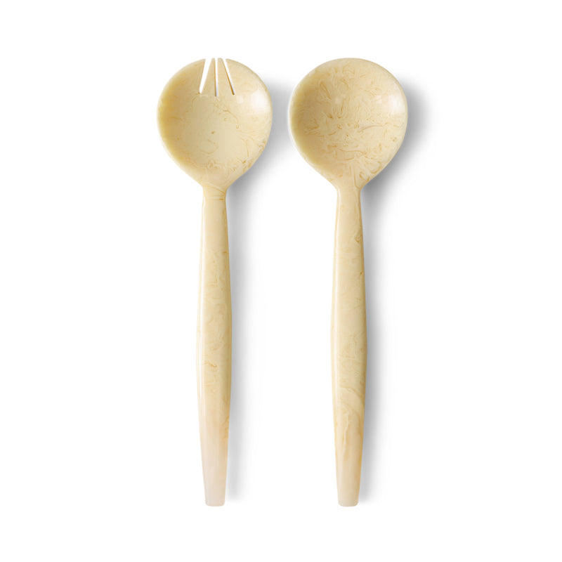HKliving - Salat Besteck-Set | vanilla