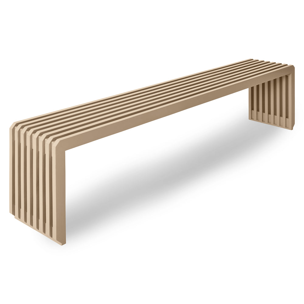 HKliving - Slatted Bank | 160 cm / Sand