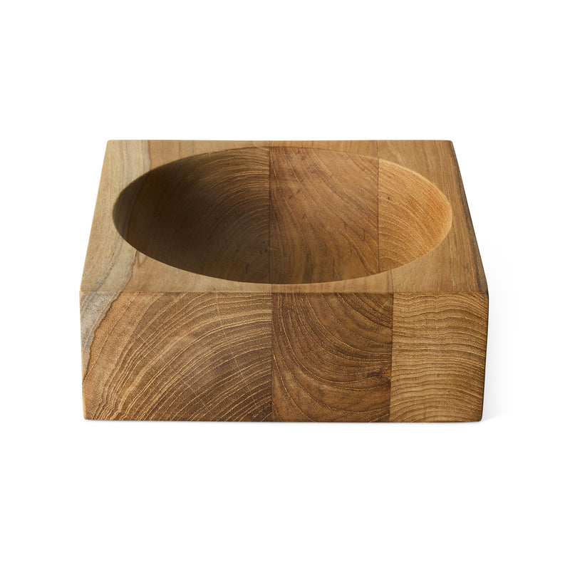 HKliving - Teak cube Schale | medium