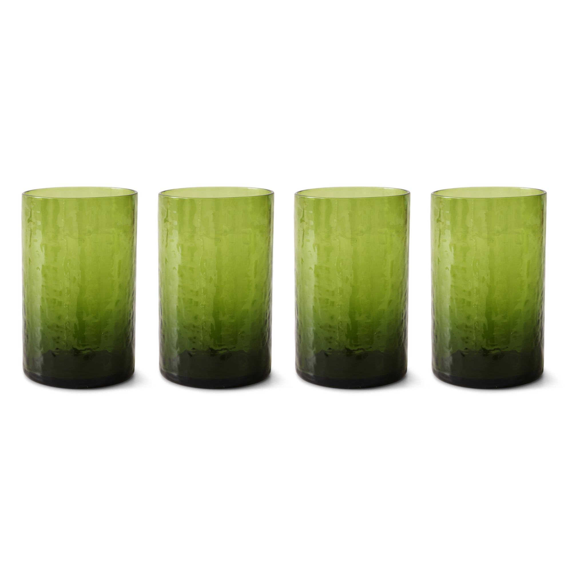 HKliving - Tube Trinkglas | olive