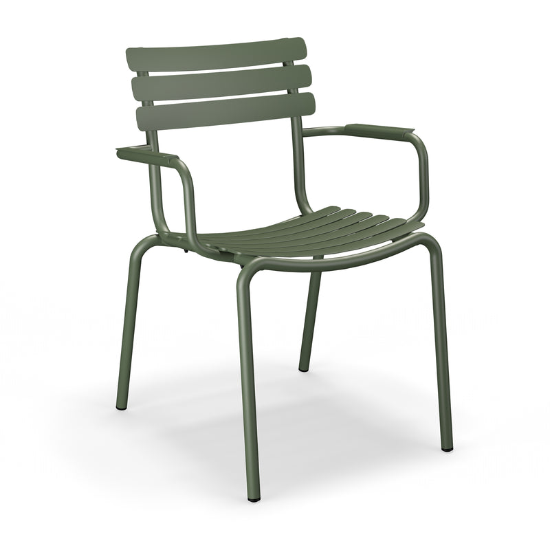 HOUE - ALUA Outdoor Dining Armlehnstuhl | grün