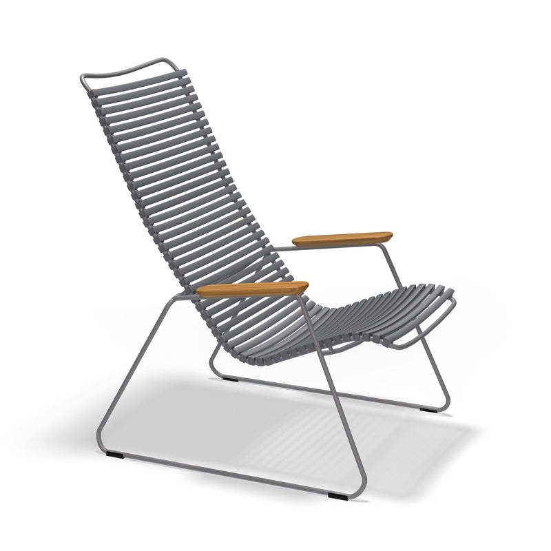 HOUE - CLICK Outdoor Lounge Chair | dunkelgrau