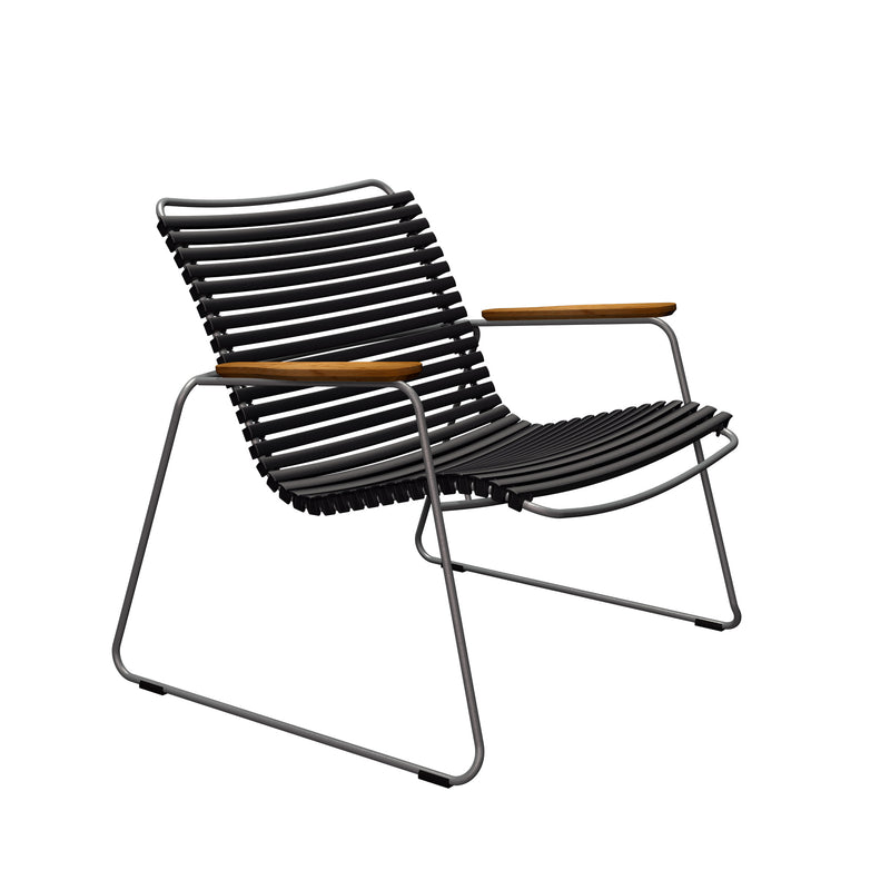 HOUE - CLICK Roomy Outdoor Lounge Chair | schwarz