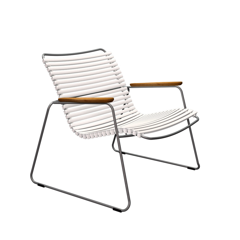 HOUE - CLICK Roomy Outdoor Lounge Chair | muted white