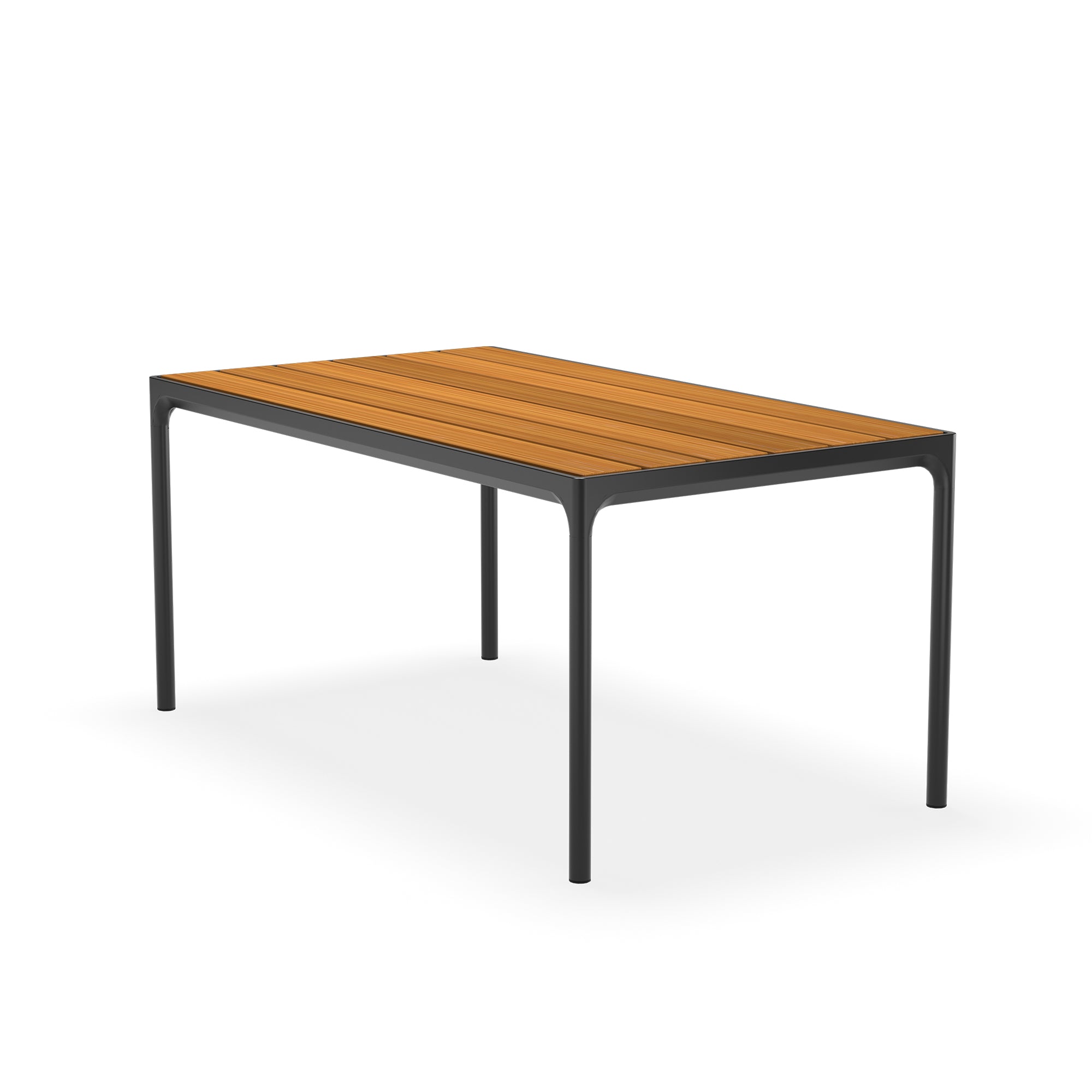 HOUE - FOUR Outdoor Tisch | 160 x 90 cm / Bambus/schwarz