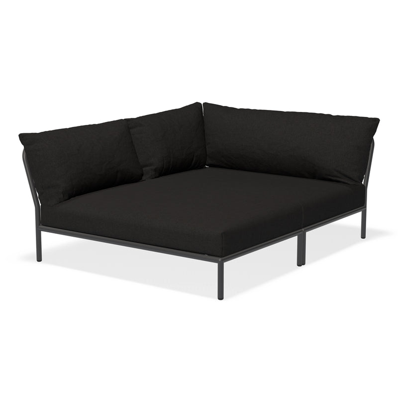 HOUE - Level 2 Cozy Sofa | charcoal / links / dark grey