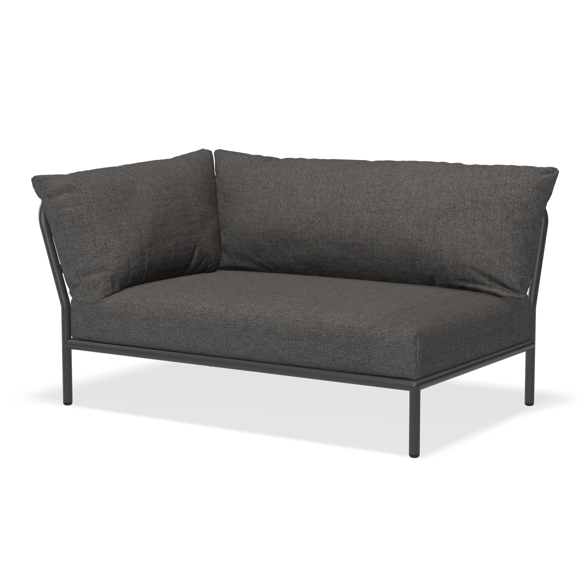 HOUE - Level 2 Sofa | dark grey basic / links / dark grey