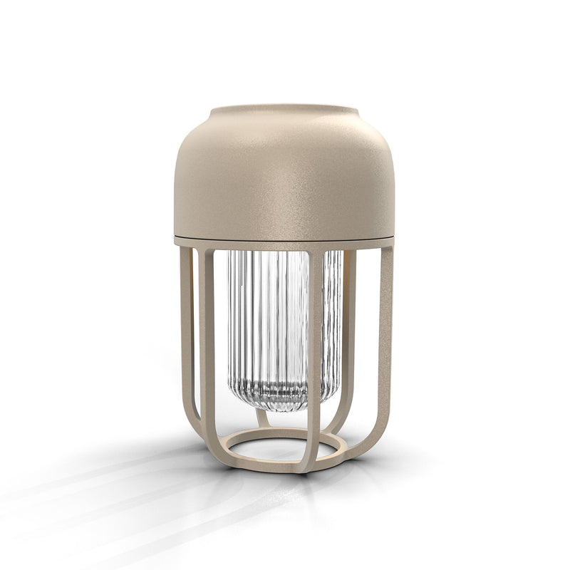 HOUE - Light No1 LED Solar-Akkuleuchte | beige