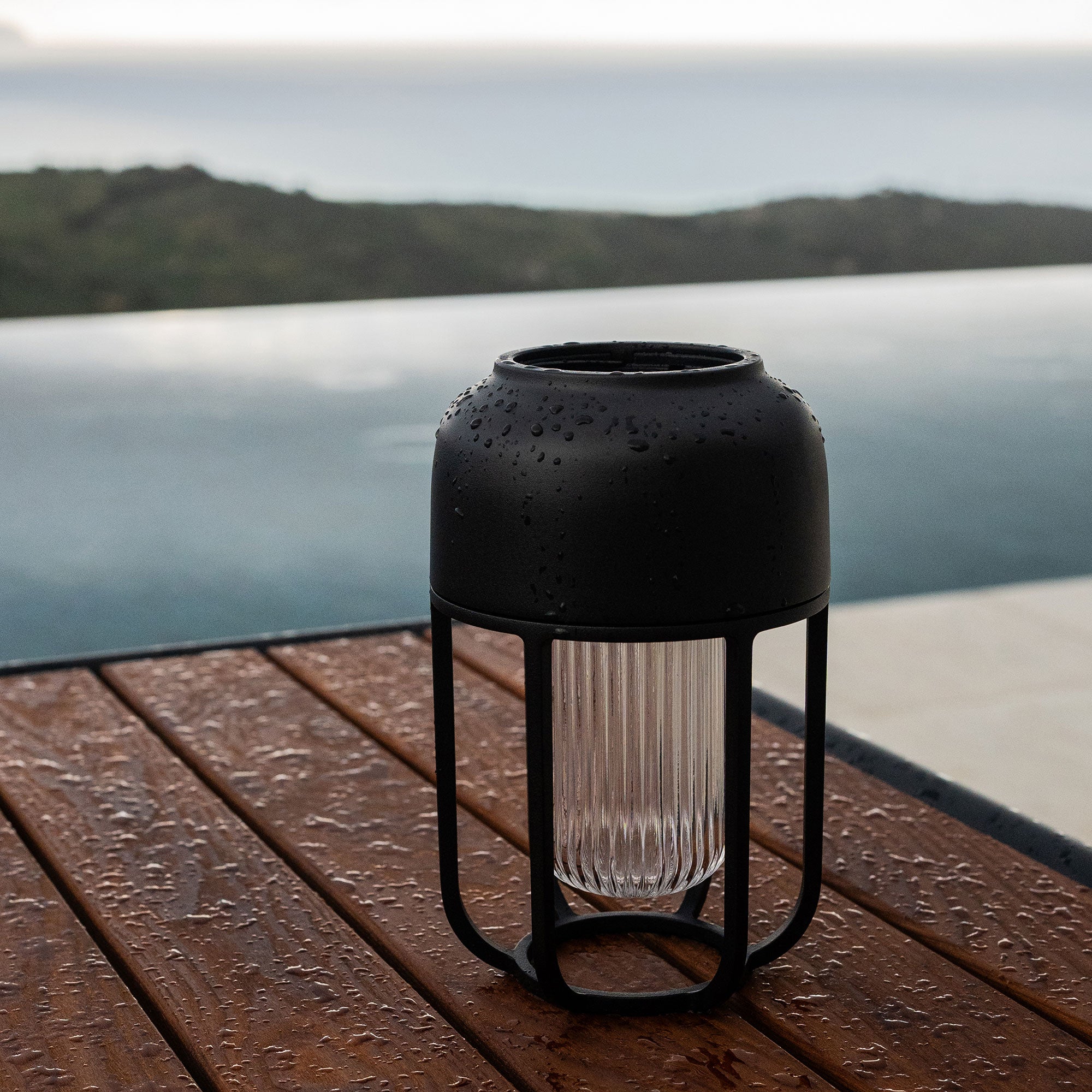HOUE - Light No1 LED Solar-Akkuleuchte | schwarz