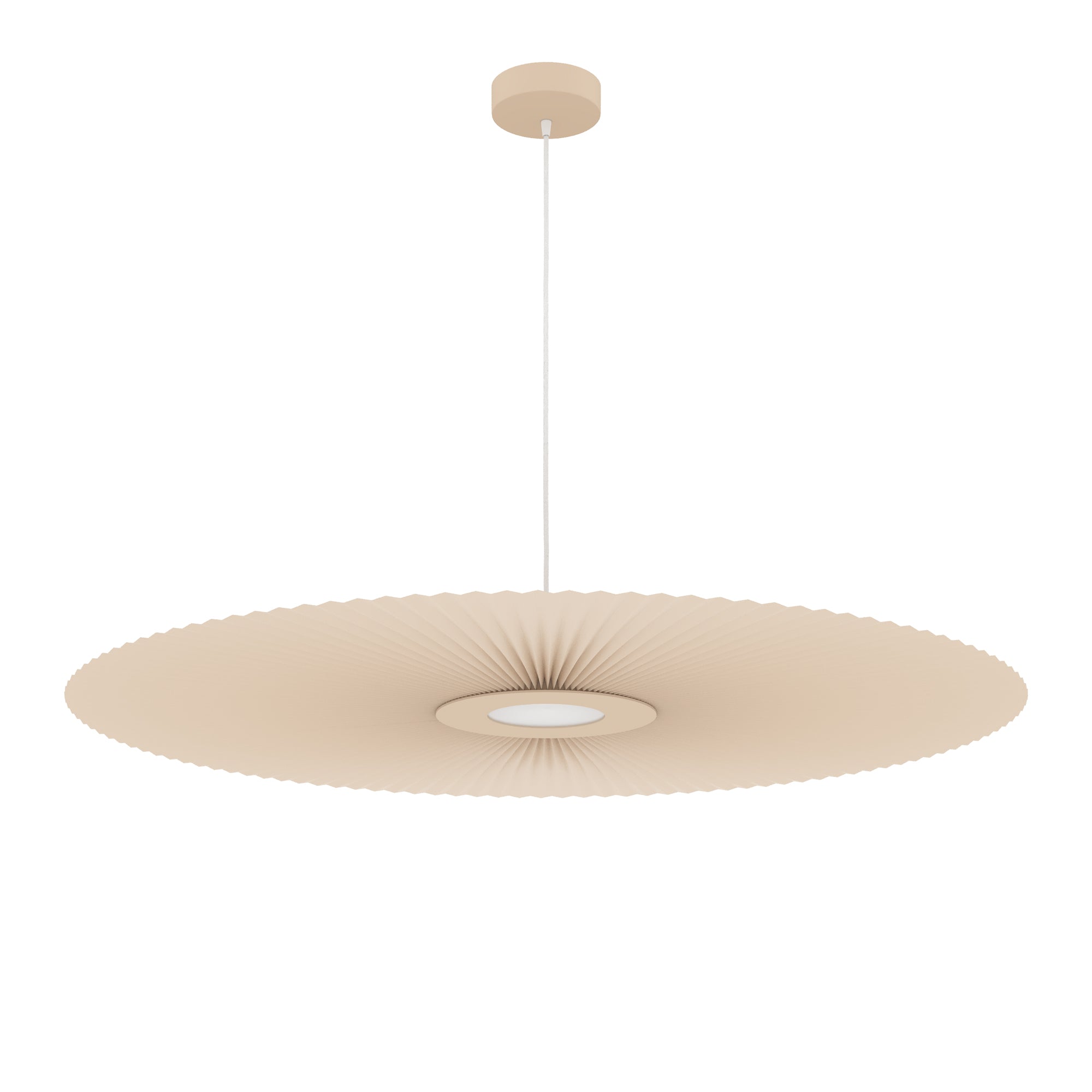 Hartô - Carmen LED-Pendelleuchte | L / Ø 120 cm / golden sand