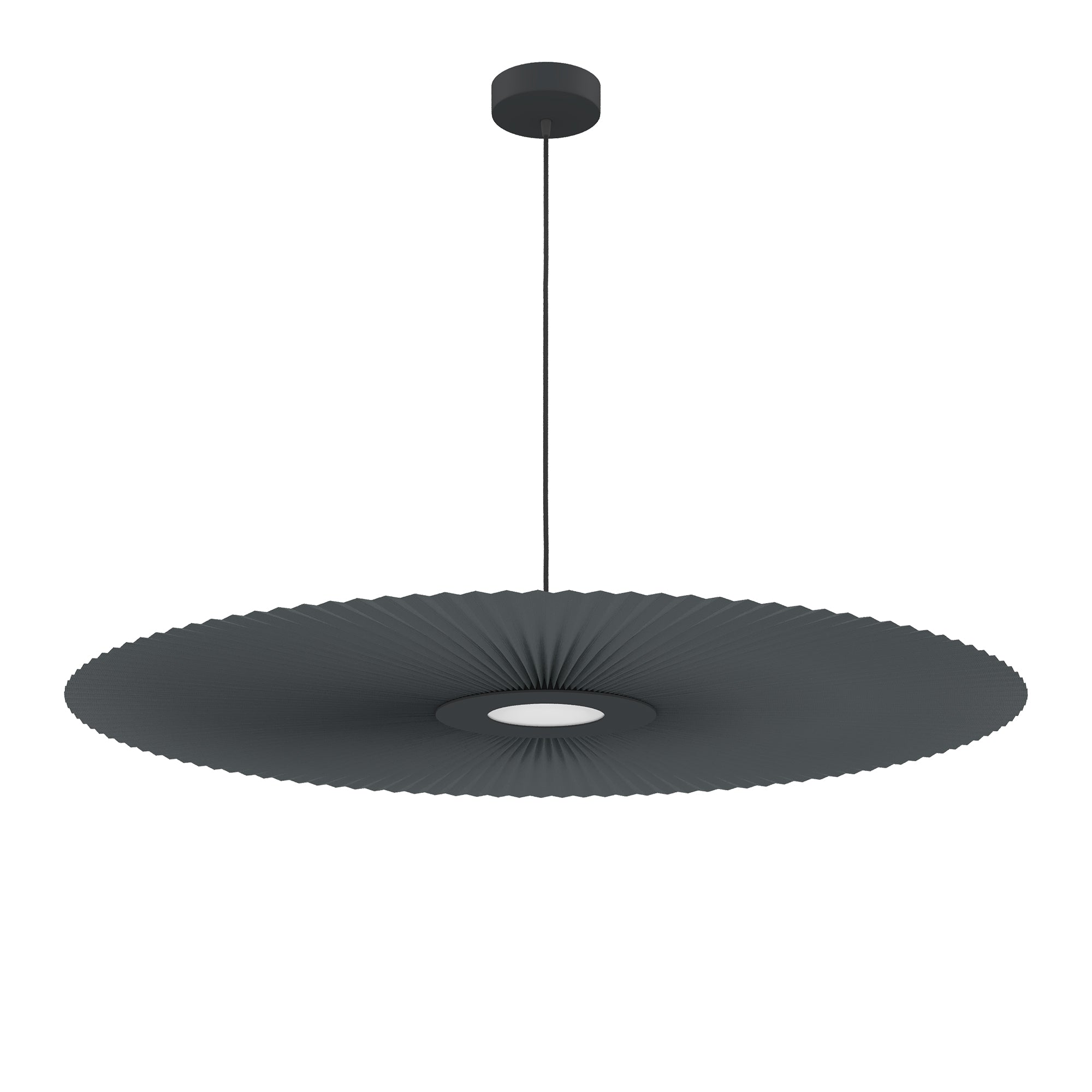 Hartô - Carmen LED-Pendelleuchte | L / Ø 120 cm / slate grey