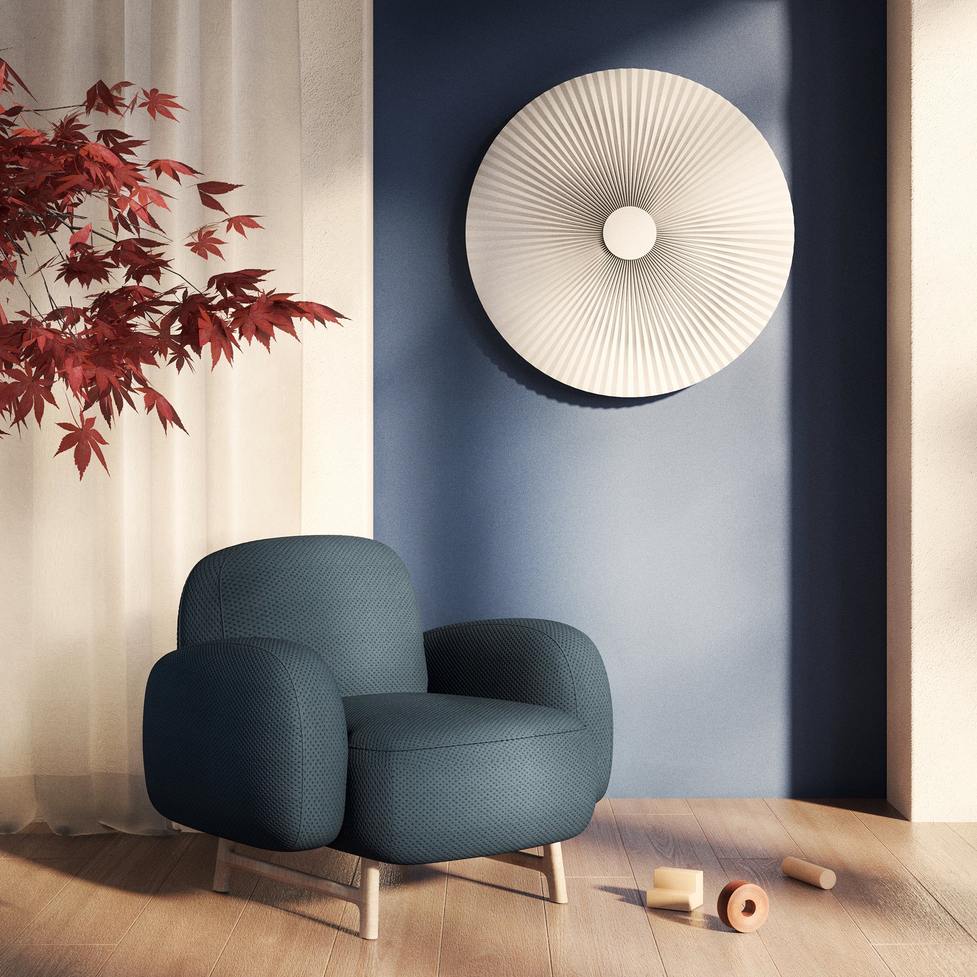 Hartô - Carmen LED Wandleuchte | Ø 90 cm / weiß RAL 9016 (old), Ø 90 cm / weiß