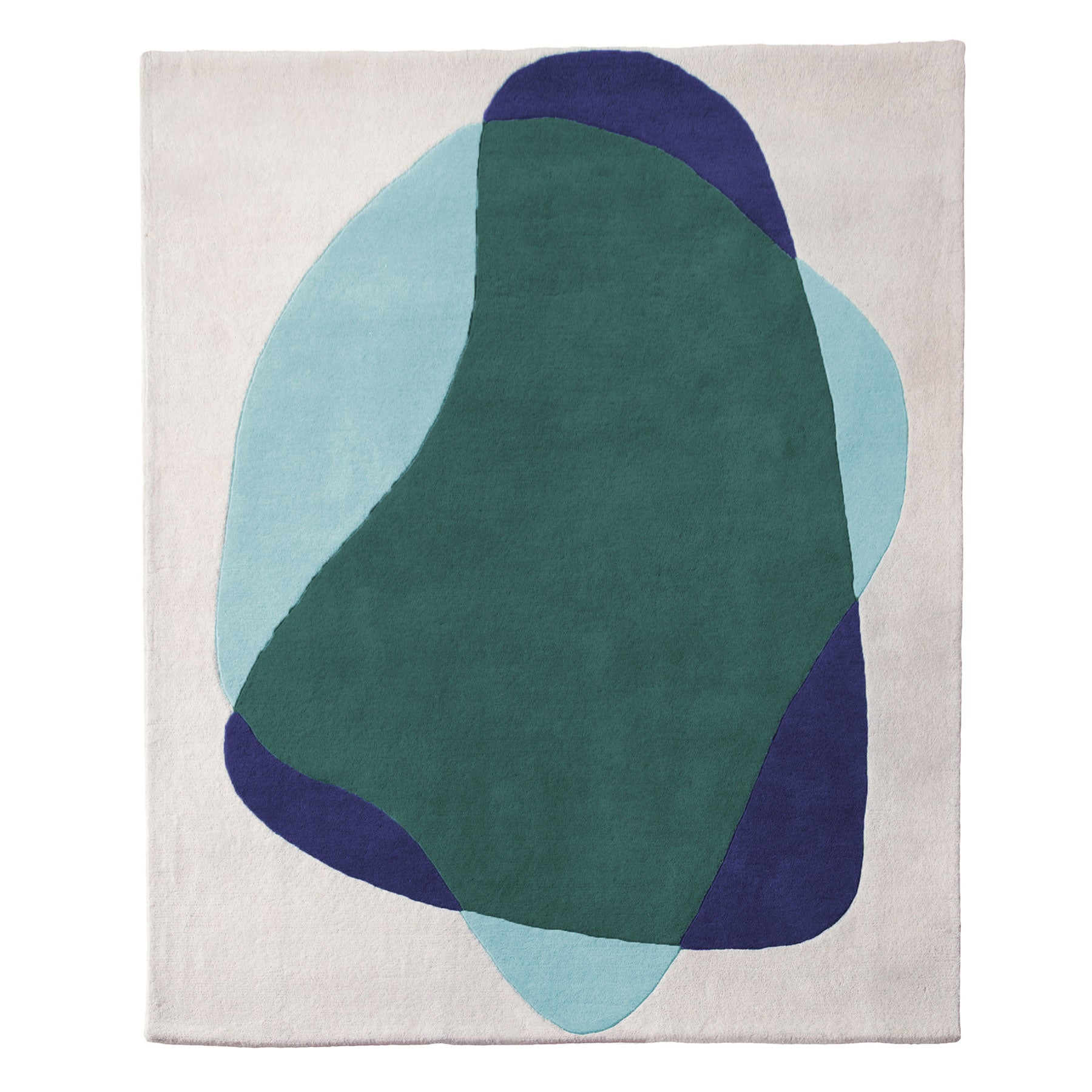 Hartô - Serge Teppich | grün/blau