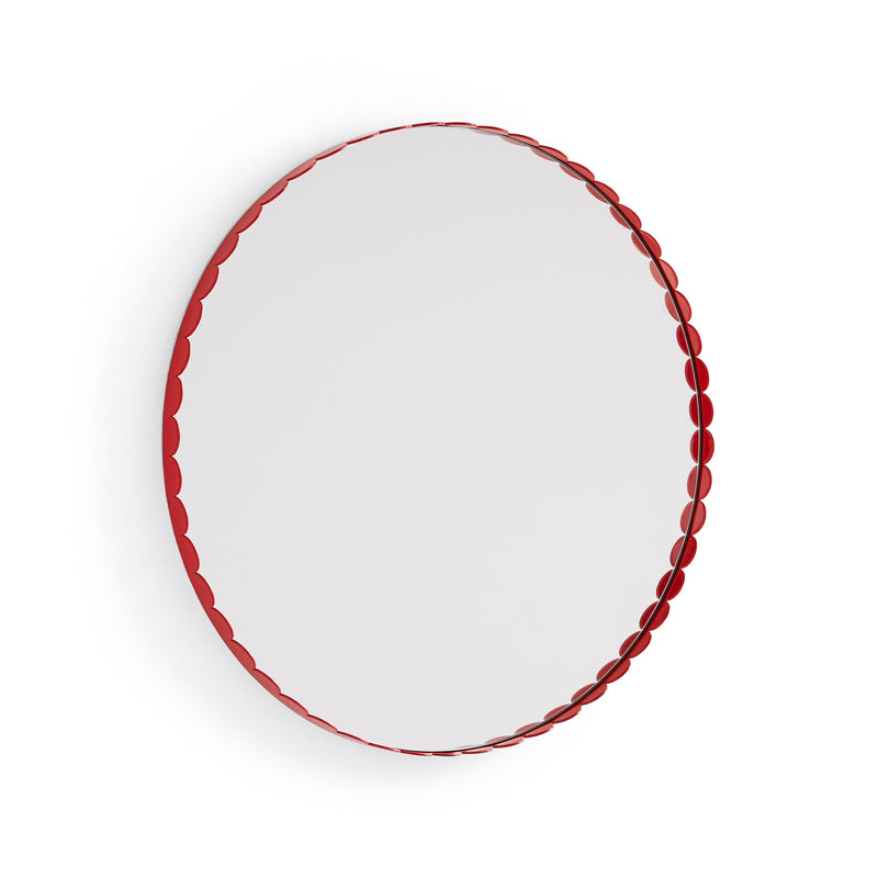 HAY - Arcs Spiegel | rund / Ø 60 cm / rot