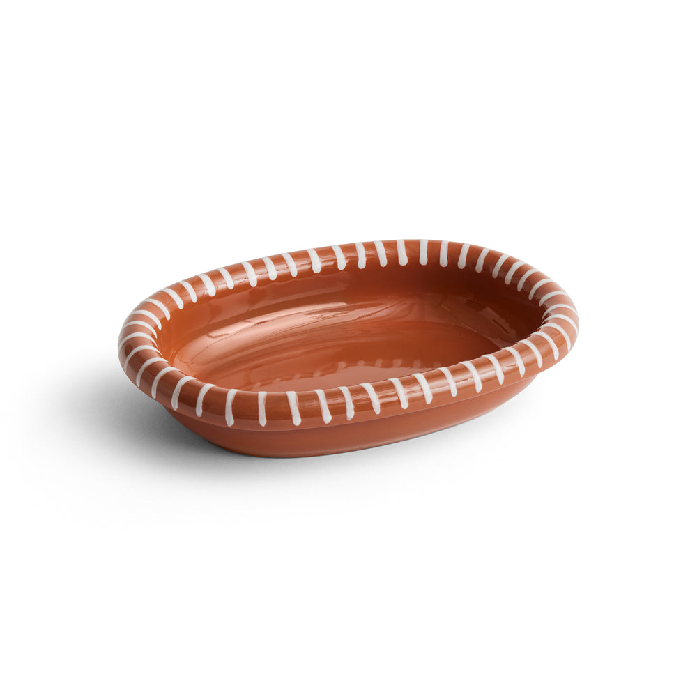 HAY - Barro Servierschale | S / natural with stripes