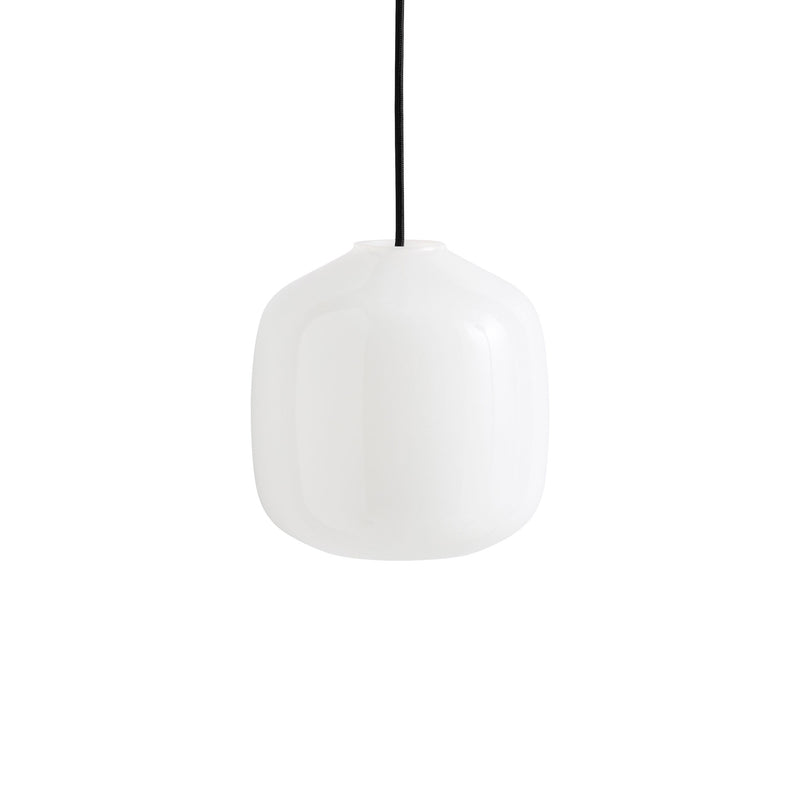 HAY - Buoy Glass Pendelleuchte | Ø 20 cm / soft black