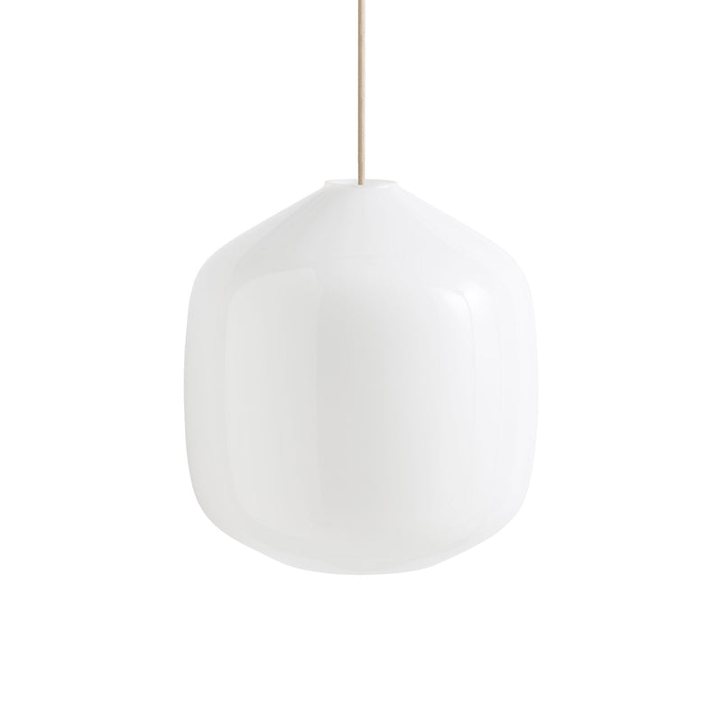 HAY - Buoy Glass Pendelleuchte | Ø 30 cm / beton grey
