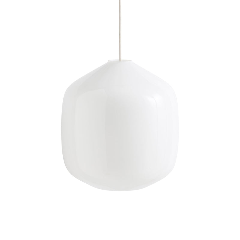 HAY - Buoy Glass Pendelleuchte | Ø 30 cm / clay white