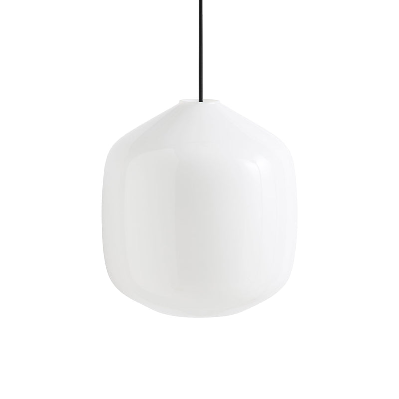 HAY - Buoy Glass Pendelleuchte | Ø 30 cm / soft black