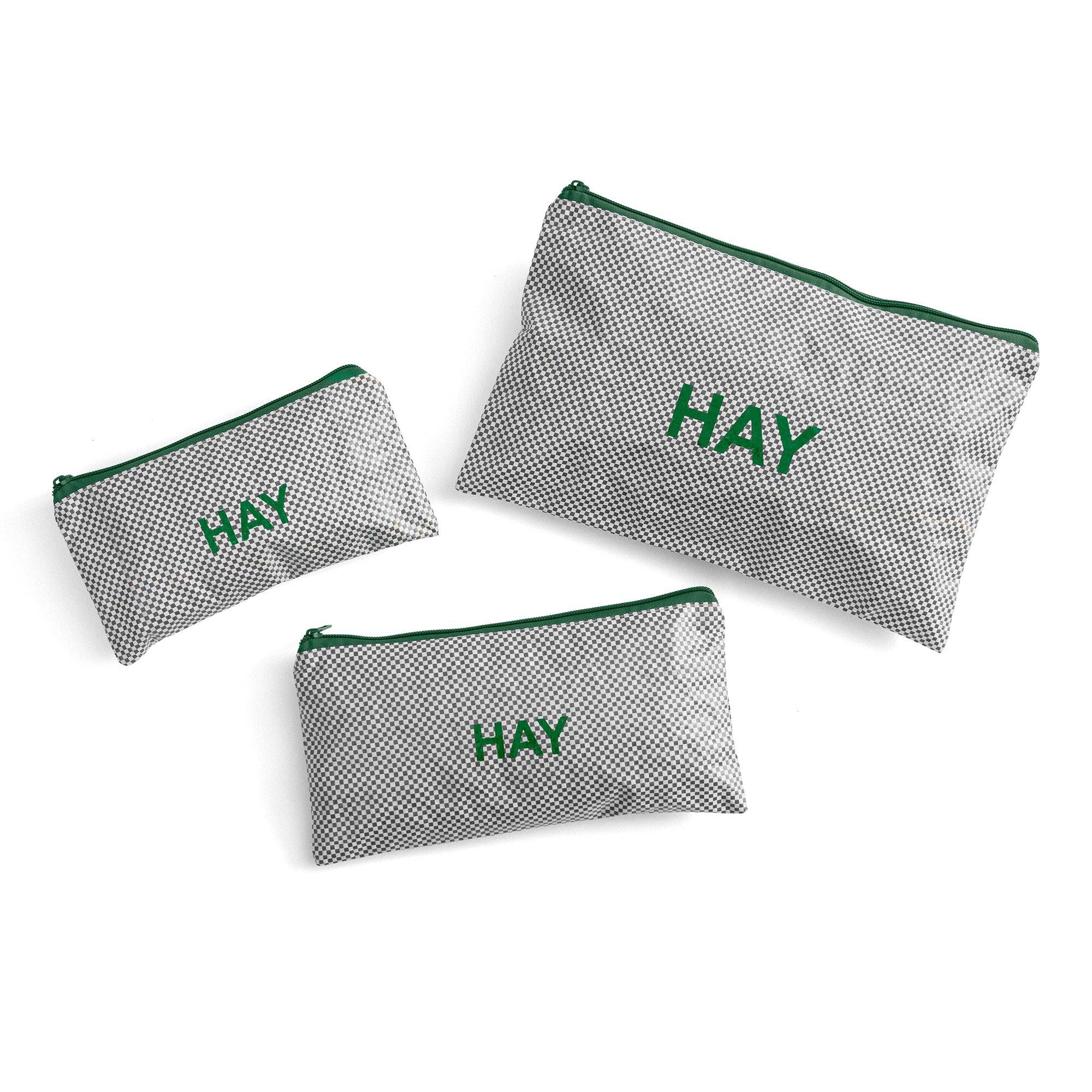 HAY - Candy Mono Kulturbeutel | flach / grey