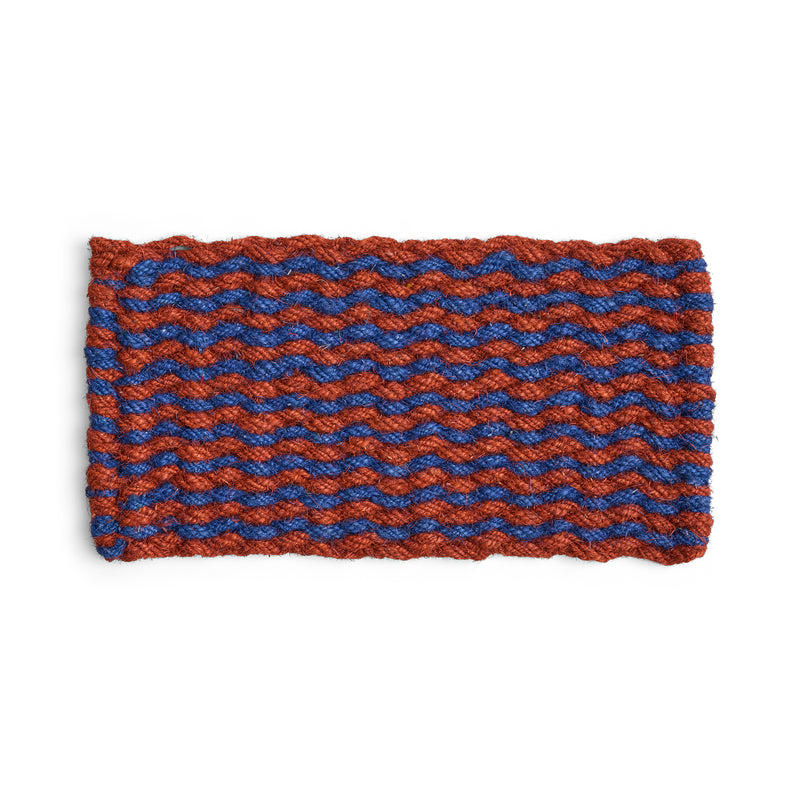 HAY - Coco Fußmatte | brown and navy