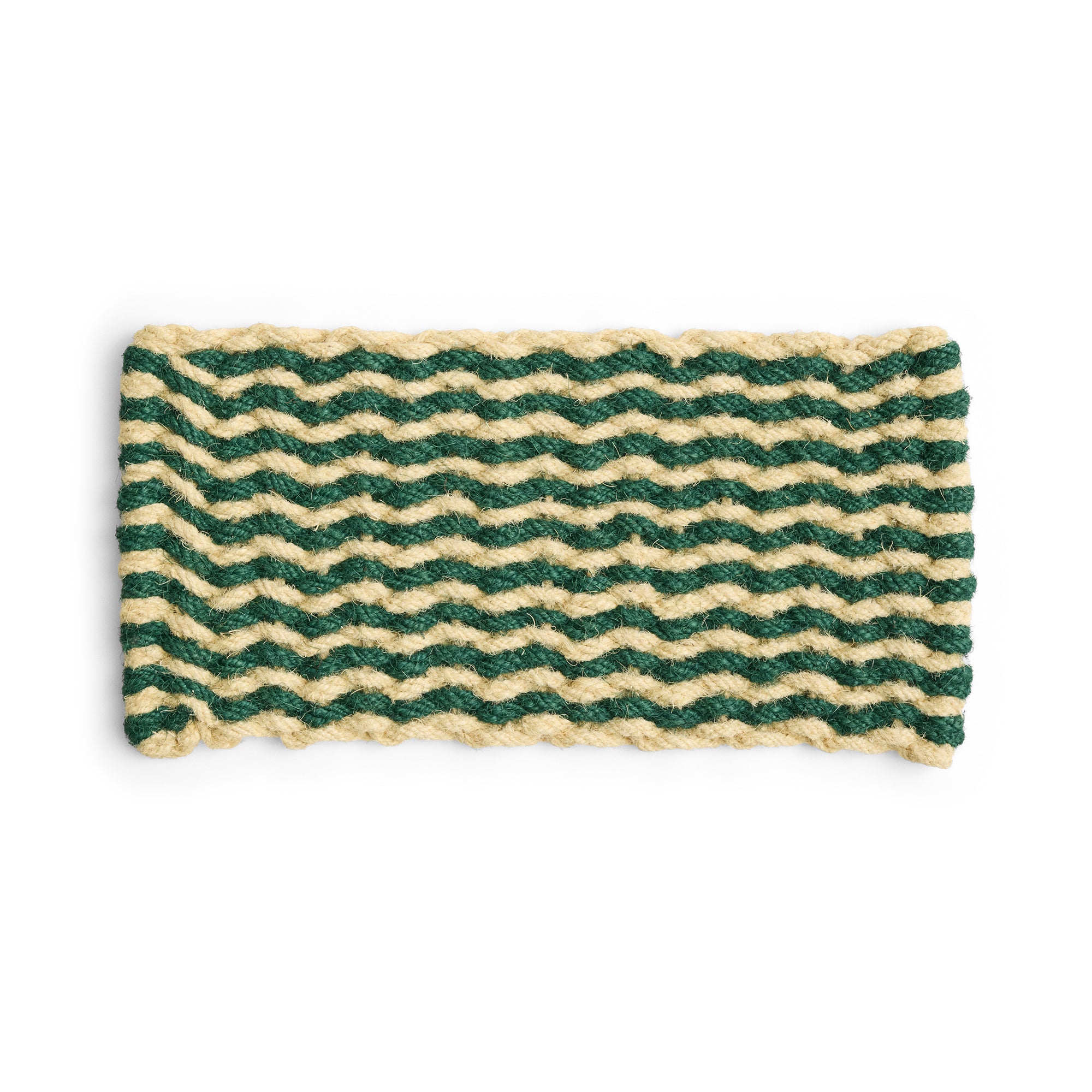 HAY - Coco Fußmatte | dark green and white