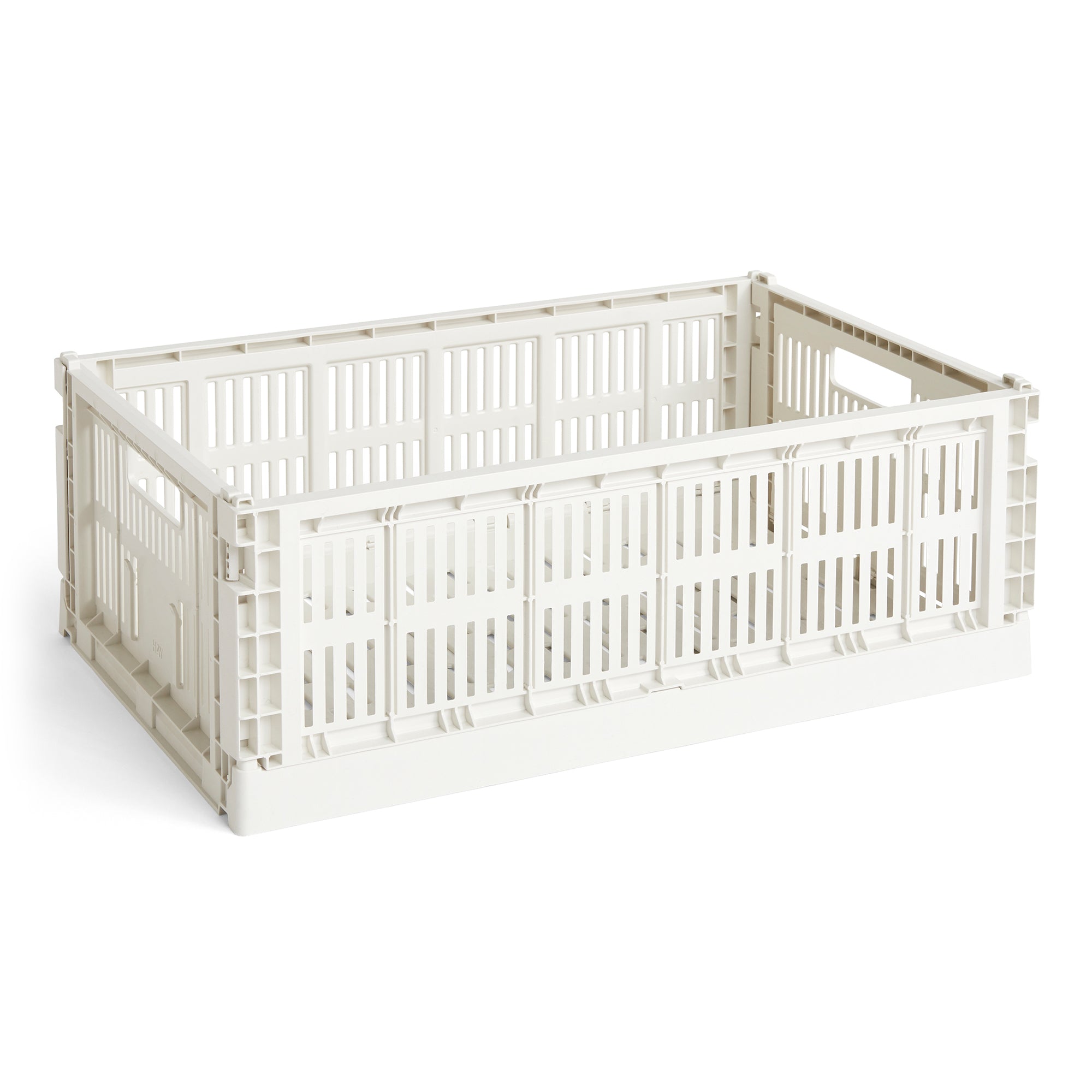 HAY - Colour Crate Korb L recycled | Single / L / off white