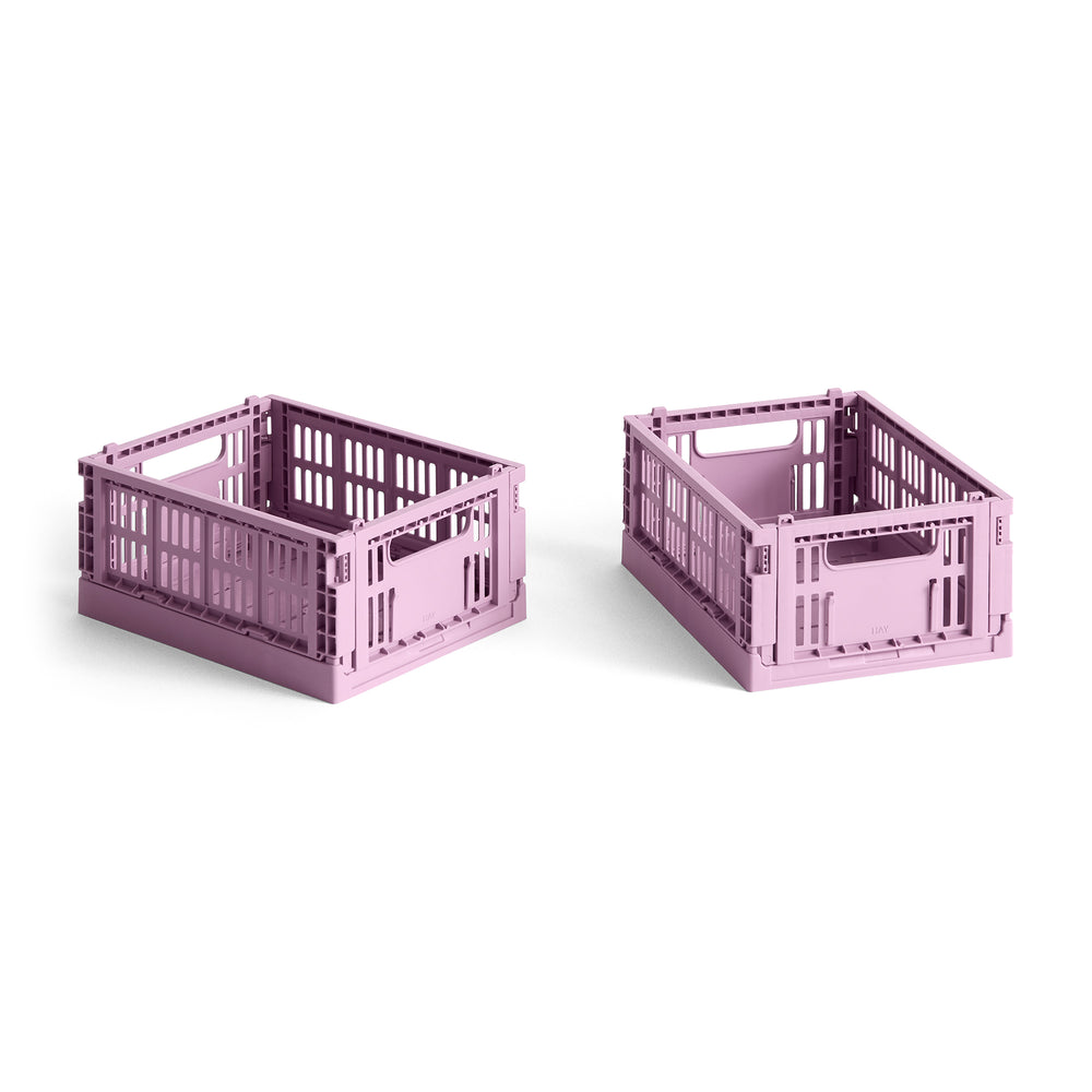 HAY - Colour Crate Korb Mini recycled | dusty rose