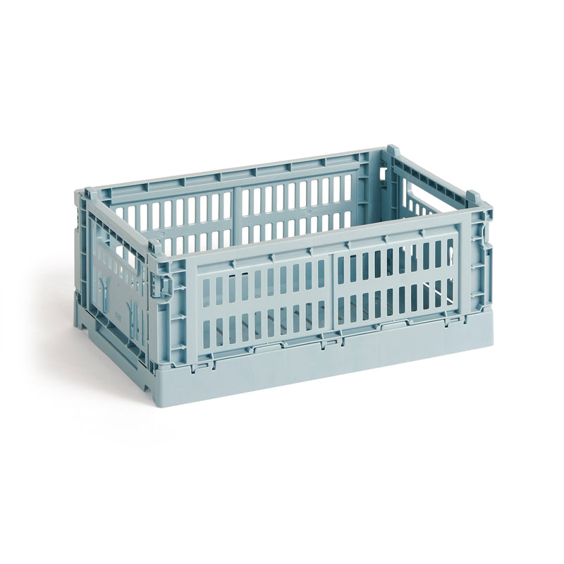 HAY - Colour Crate Korb S recycled | dusty blue
