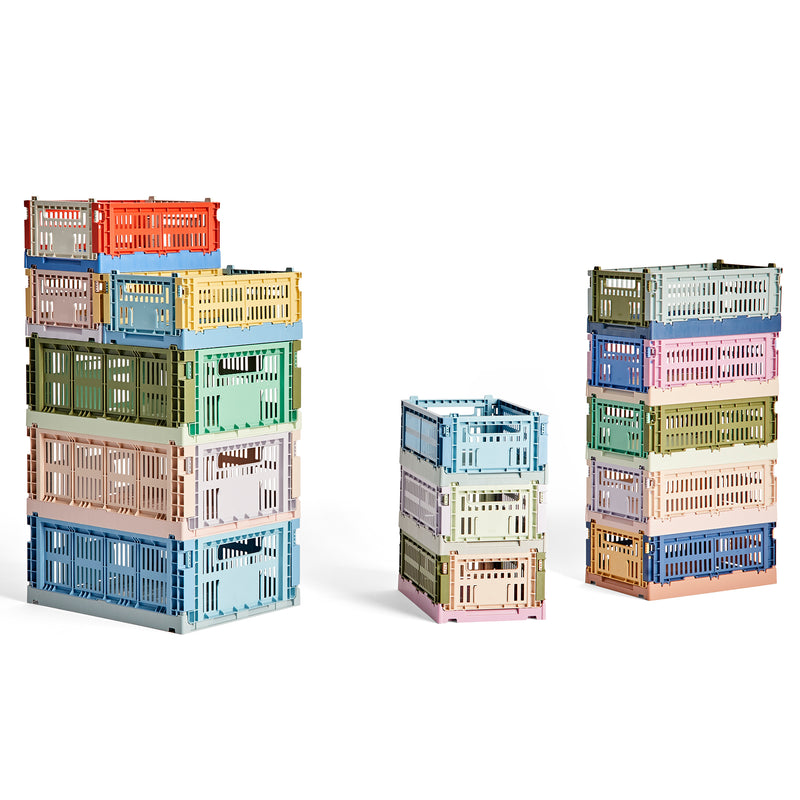 HAY - Colour Crate S Korb-Set recycled