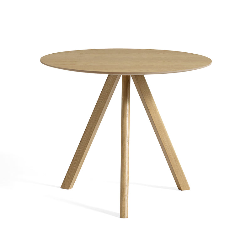HAY - Copenhague CPH20 Bistrotisch | Ø 90 cm / natur / Eiche lackiert
