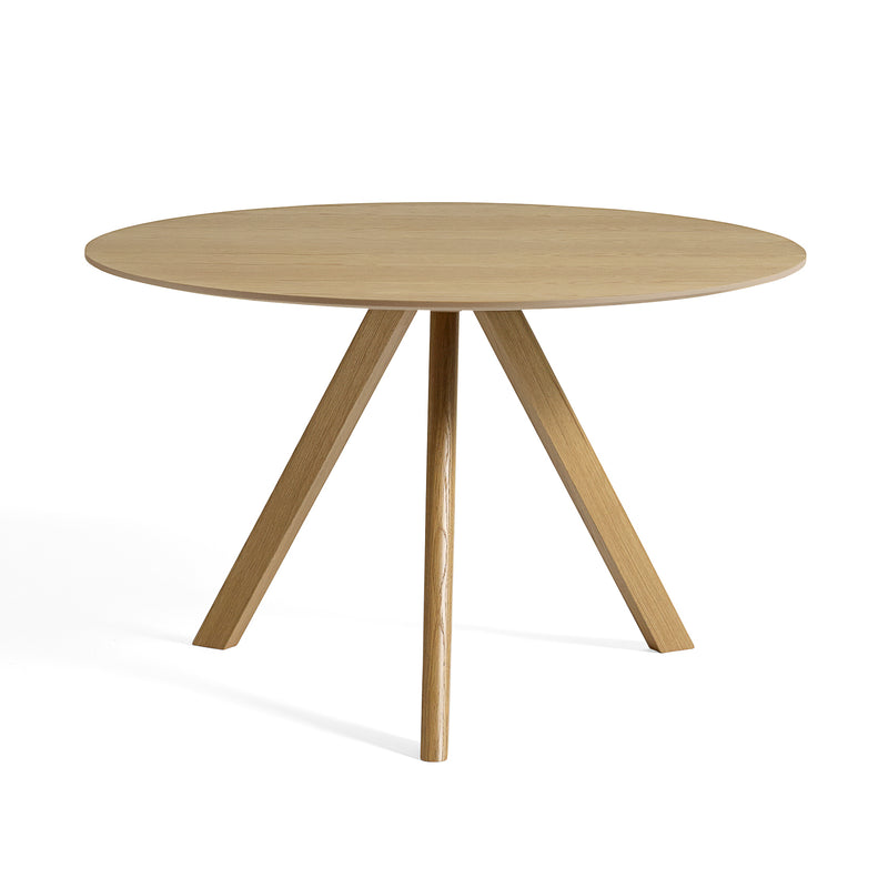 HAY - Copenhague CPH20 Bistrotisch | Ø 120 cm / natur / Eiche lackiert