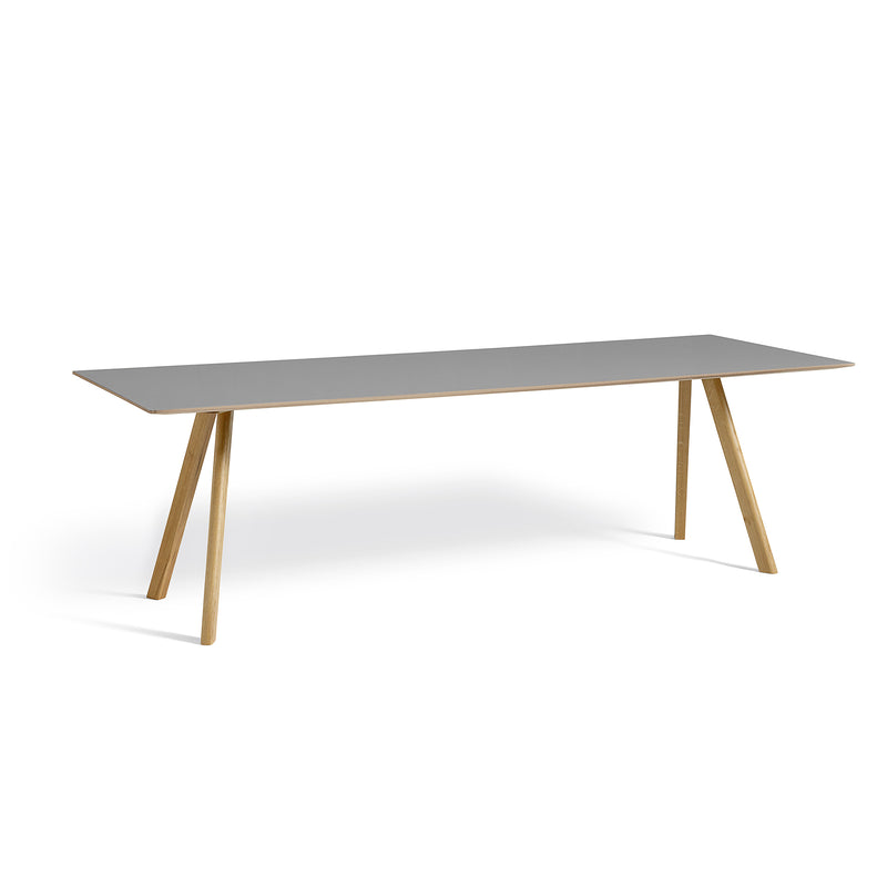 HAY - Copenhague CPH30 Esstisch | 250 x 90 cm / grau / Eiche lackiert