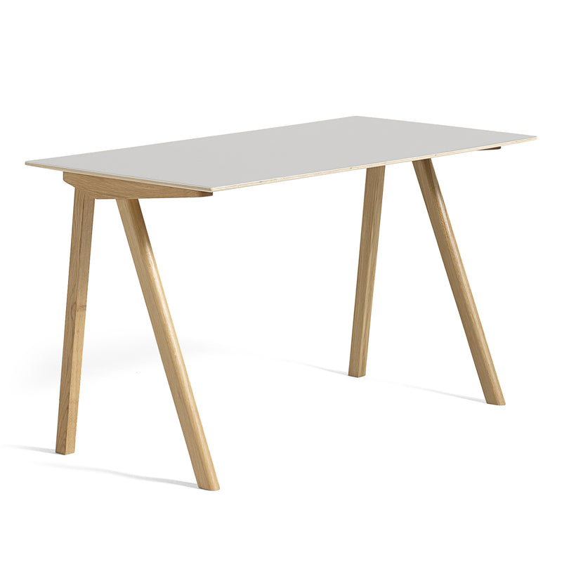 HAY - Copenhague CPH90 Schreibtisch | off-white / Eiche lackiert