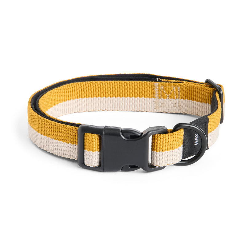 HAY - Dogs Hundehalsband | M/L / off-white/ochre