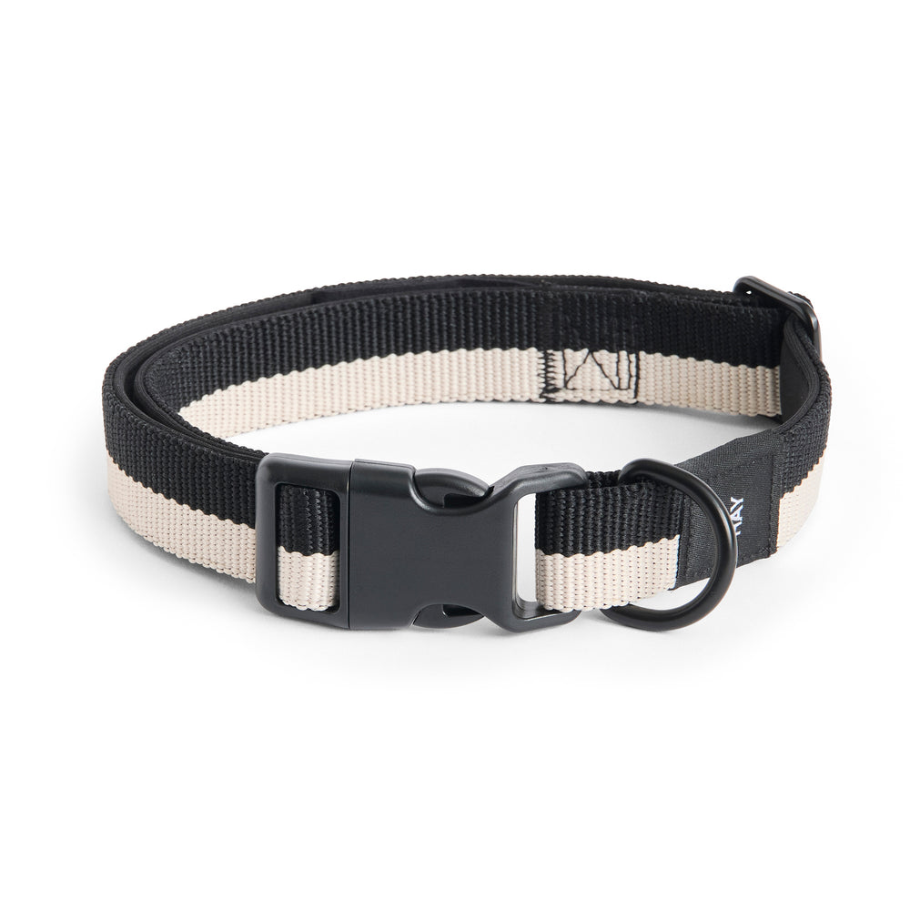 HAY - Dogs Hundehalsband | M/L / schwarz/weiß