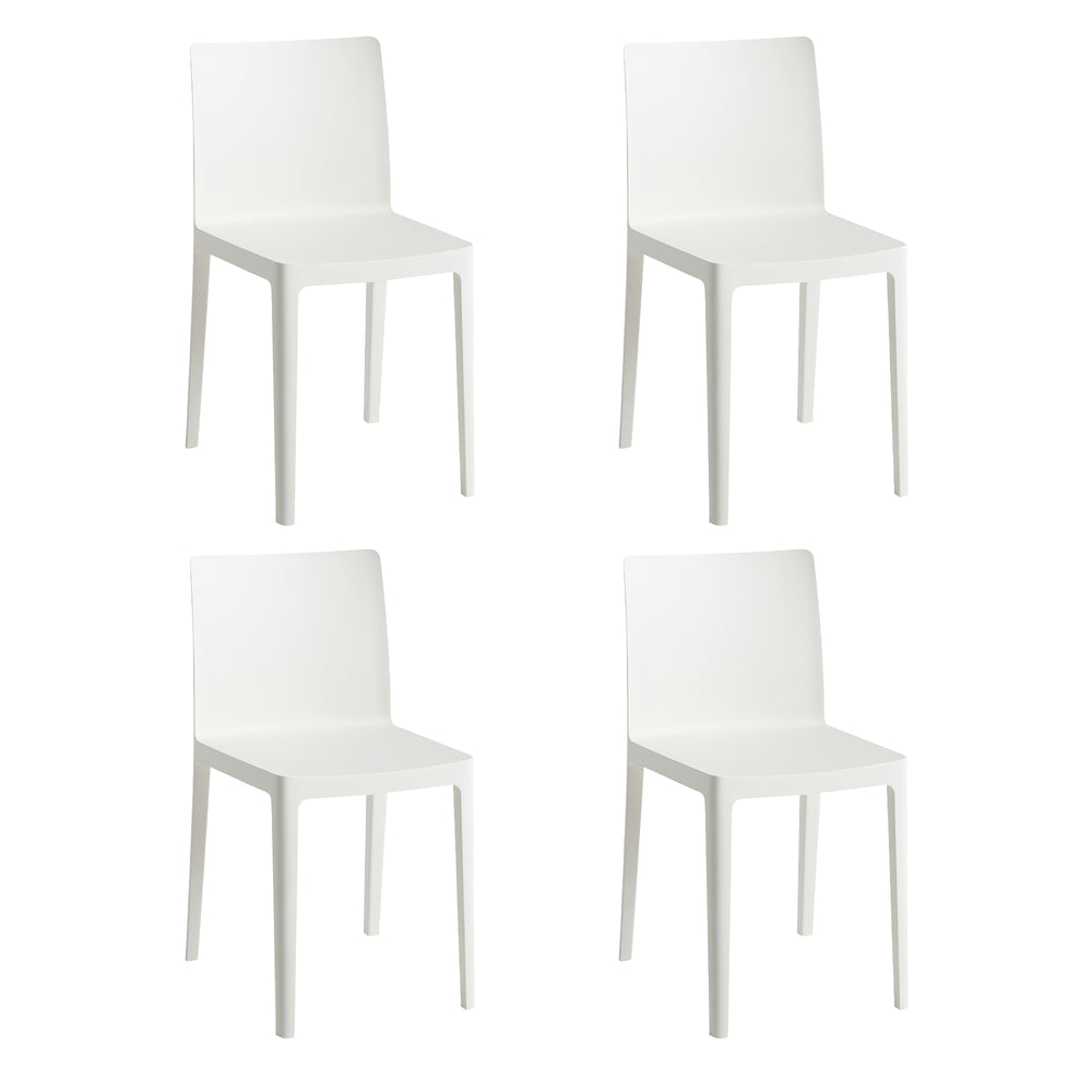 HAY - Élémentaire Chair Set | 4er-Set / cremeweiß