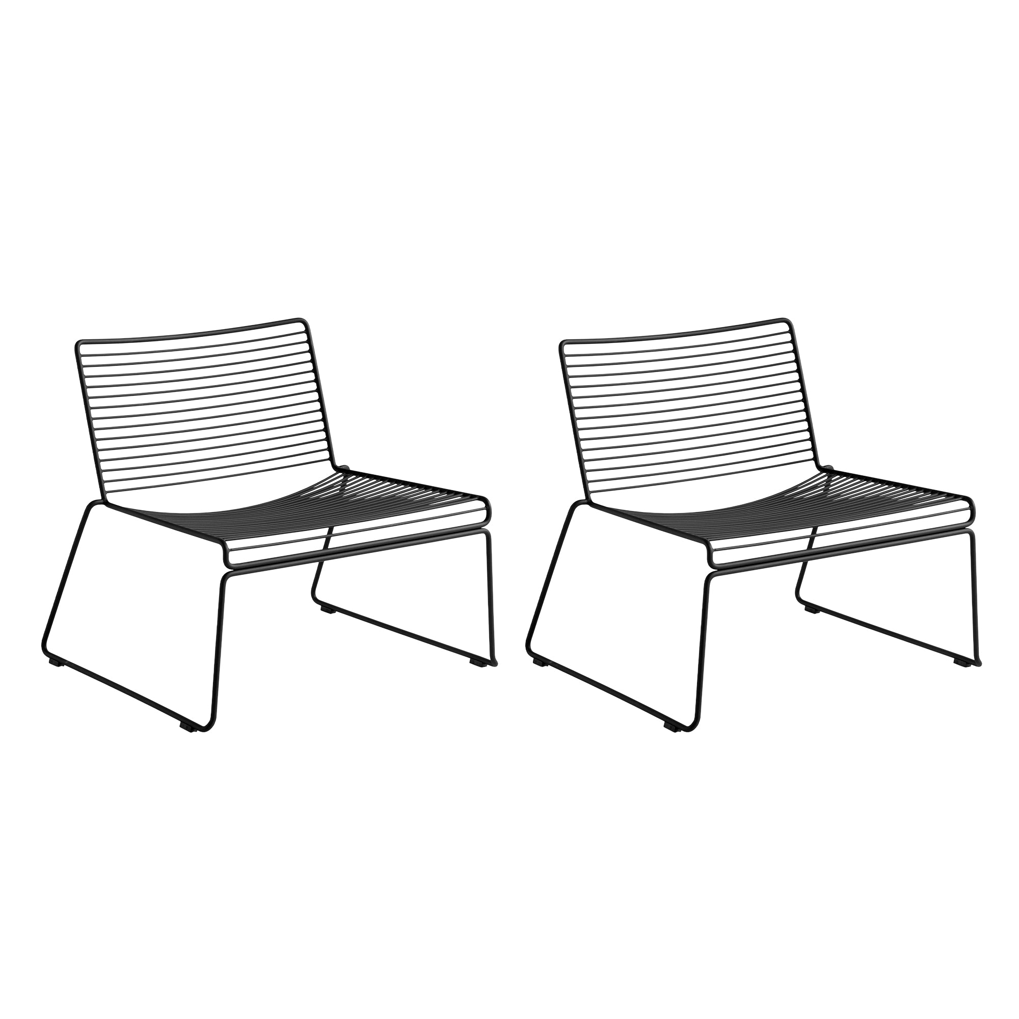 HAY - Hee Lounge Chair Set | schwarz