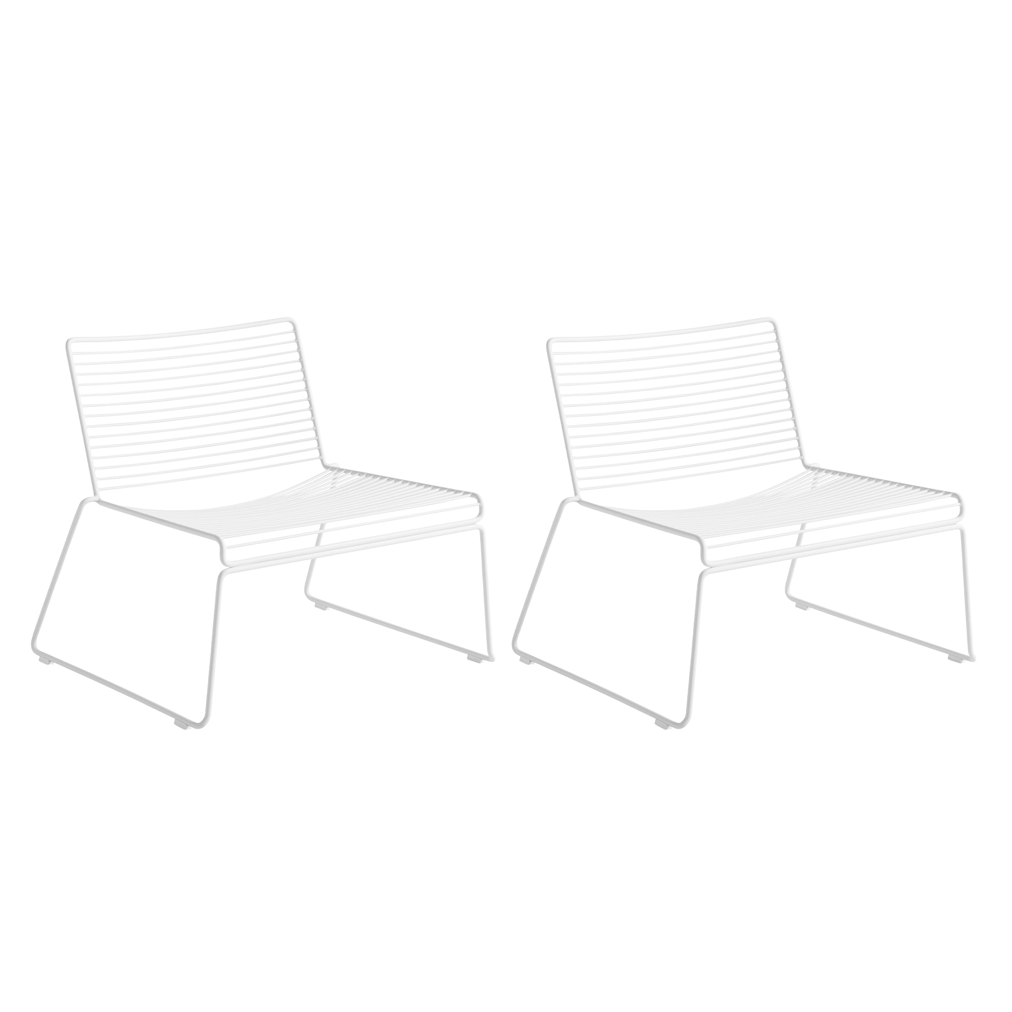 HAY - Hee Lounge Chair Set | weiß