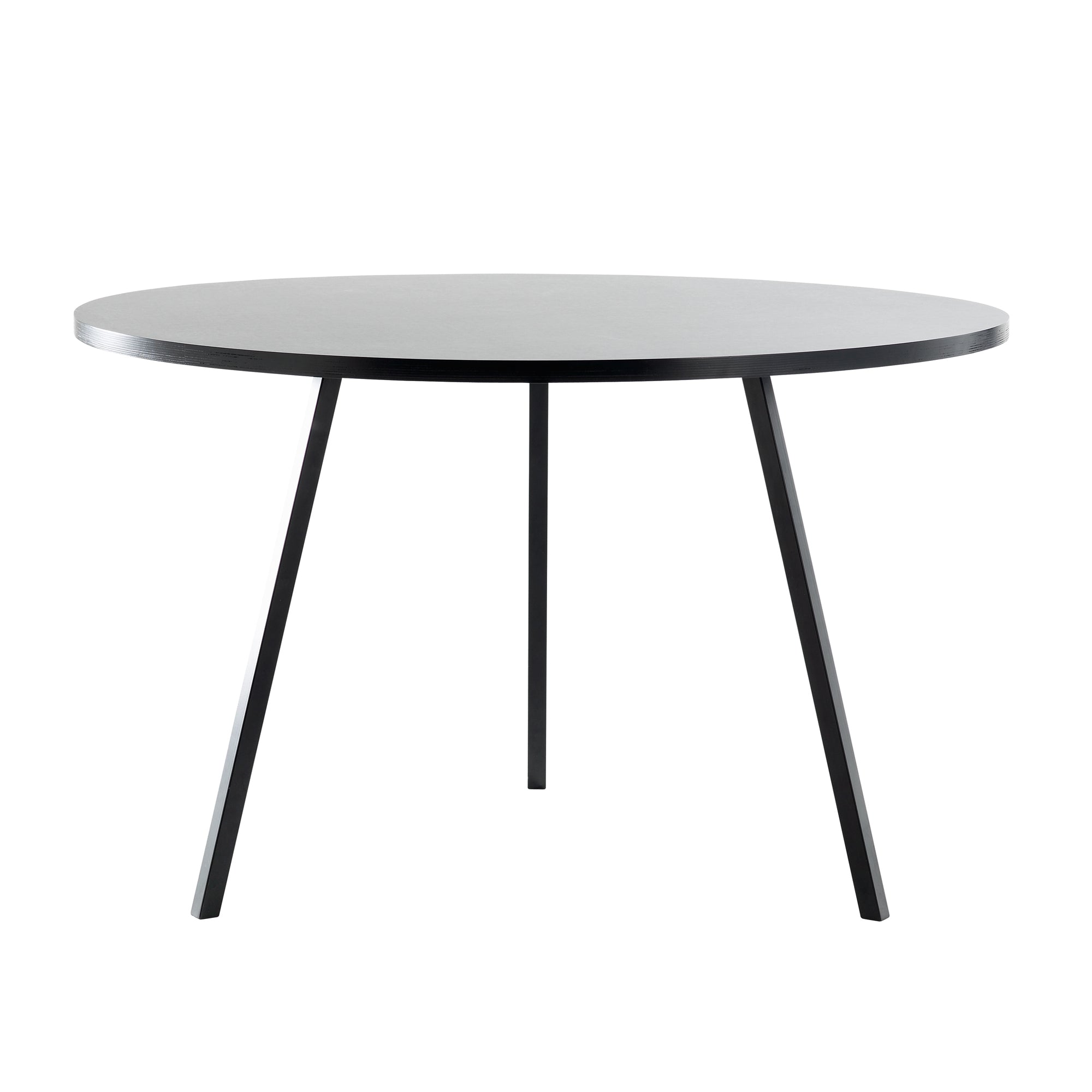 HAY - Loop Stand Tisch, rund | schwarz
