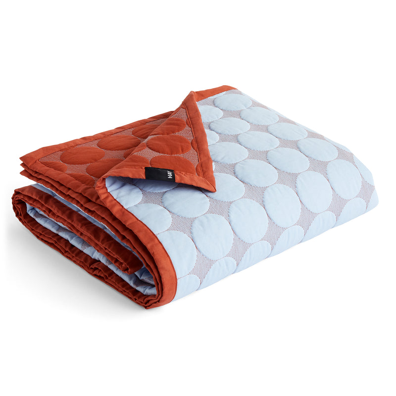 HAY - Mega Dot Tagesdecke | 195 x 245 cm / light blue, 235 x 245 cm / light blue, 260 x 260 cm / light blue