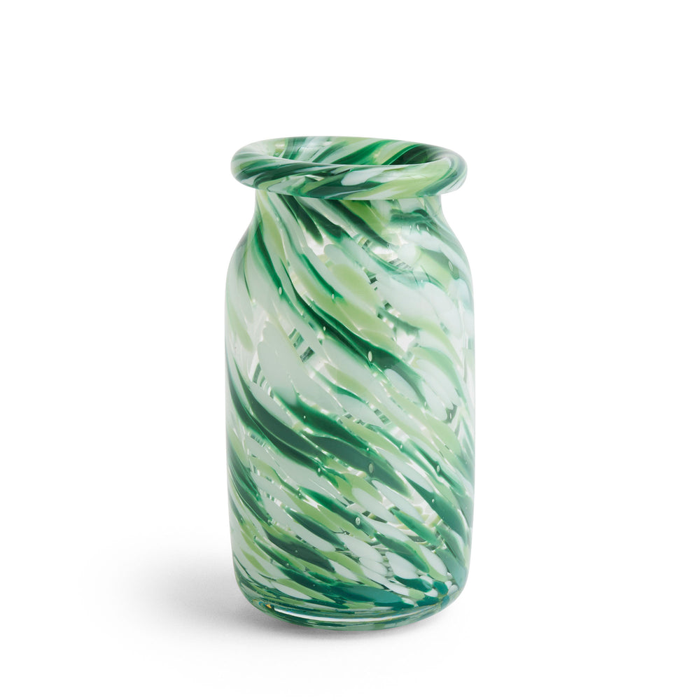 HAY - Splash Vase | S / green swirl